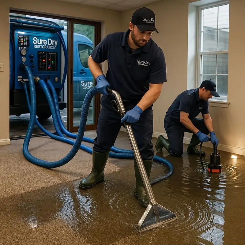 Water Extraction and Removal process in Norton Center, MA